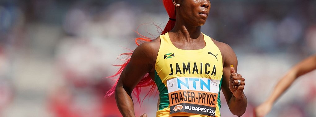 Die Jamaikanerin Shelly-Ann Fraser-Pryce tritt nach den Olympischen Spielen in Paris zur&uuml;ck. - &copy; Marcus Brandt/dpa