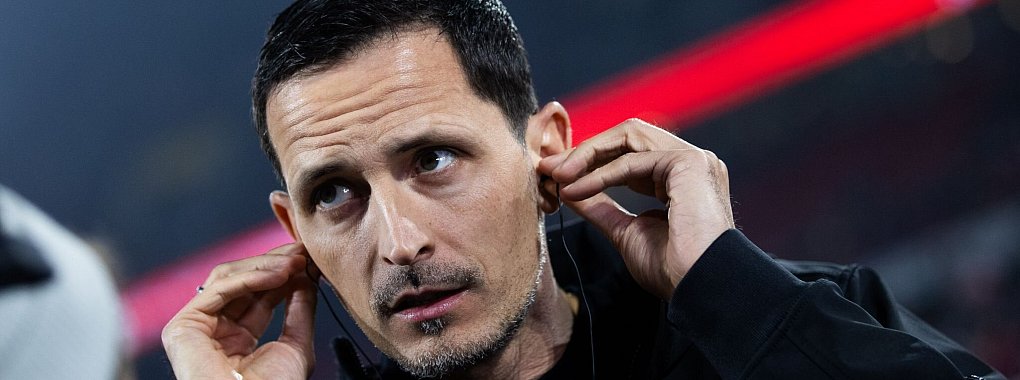 Frankfurts Trainer Dino Toppm&ouml;ller war nach der Niederlage gegen den 1. FC K&ouml;ln entt&auml;uscht. - &copy; Rolf Vennenbernd/dpa