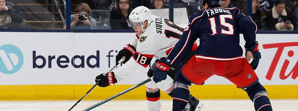 Tim Stützle spielt erstmals in den NHL-Playoffs - © Jay LaPrete/AP/dpa