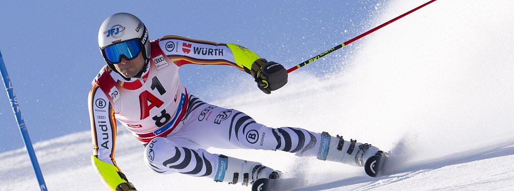 Für Alexander Schmid ist die Saison nach einem Trainingssturz vorzeitig vorbei. - © Jean-Christophe Bott/KEYSTONE/dpa