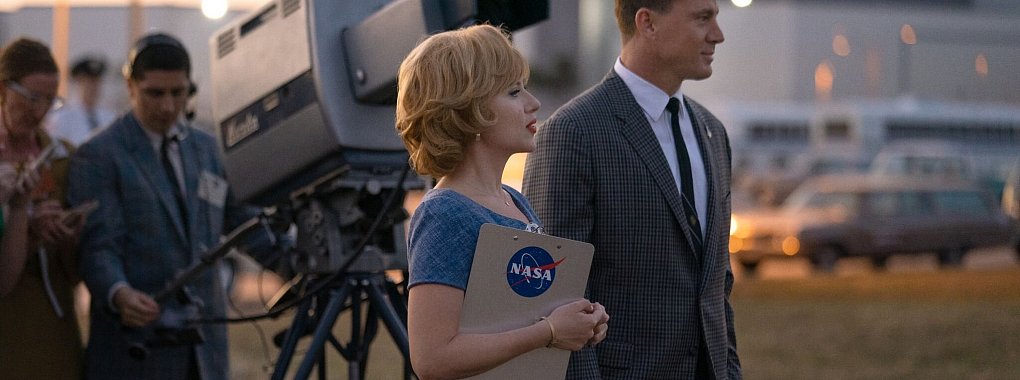 Scarlett Johansson spielt in «To the Moon» eine gerissene PR-Expertin. - © Dan Mcfadden/Sony Pictures/dpa
