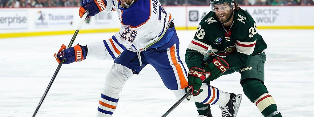 Leon Draisaitl blieb beim 5:3-Erfolg der Edmonton Oilers bei den Minnesota Wild ohne Treffer. - &copy; Matt Krohn/AP/dpa