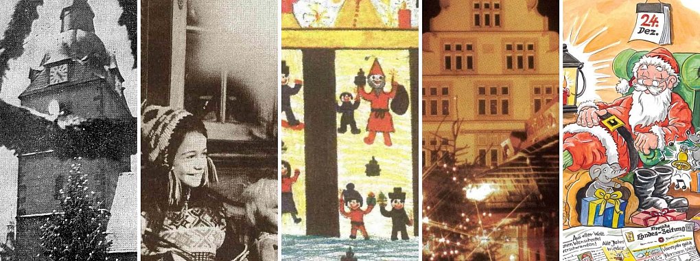 Bilder aus fünf Jahrzehnten Zeitungsgeschichte der LZ. - © LZ-Archiv