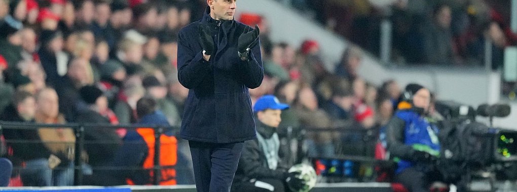 Trainer Thiago Motta ist kein Juve-Trainer mehr. - © Peter Dejong/AP/dpa