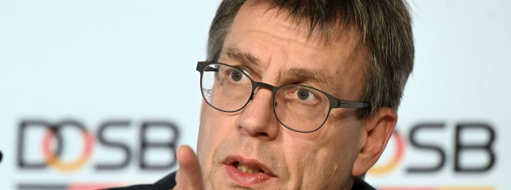 DOSB-Pr&auml;sident Thomas Weikert sp&uuml;rt R&uuml;ckenwind f&uuml;r eine deutsche Olympia-Bewerbung. - &copy; Uli Deck/dpa