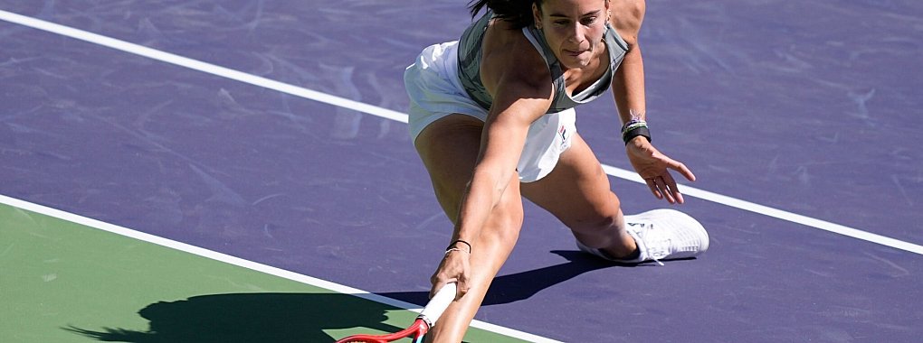 Sorgte in Indian Wells für eine große Überraschung: Emma Navarro. - © Mark J. Terrill/AP/dpa