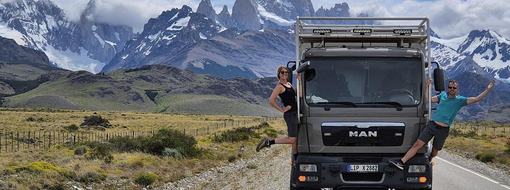 Julian Krüger aus Leopoldstal und seine Freundin Tomma Borchers sind mit ihrem Truck Fridu auf Südamerika-Rundreise. Nach zwei Jahren geht's in wenigen Wochen zurück. - © Tomma Borchers und Julian Krüger