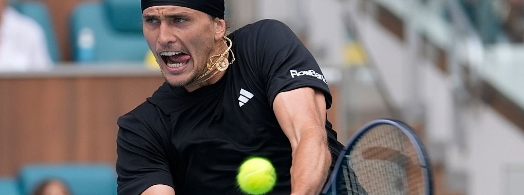 Steht in Miami im Halbfinale: Alexander Zverev. - &copy; Lynne Sladky/AP/dpa