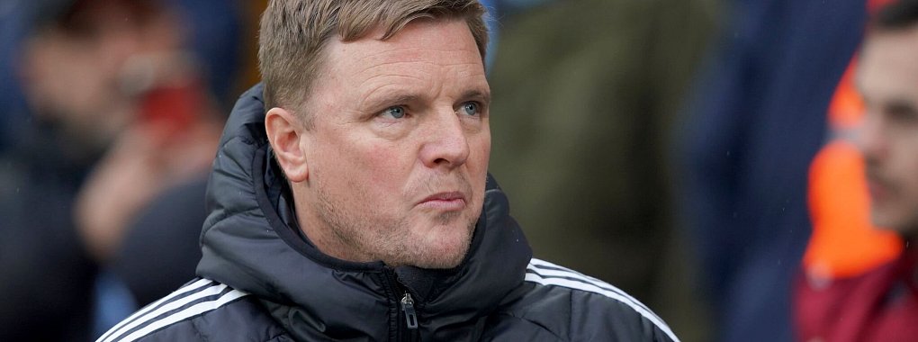 Sorge um Eddie Howe: Newcastles Trainer liegt im Krankenhaus. - © Ian Hodgson/AP/dpa