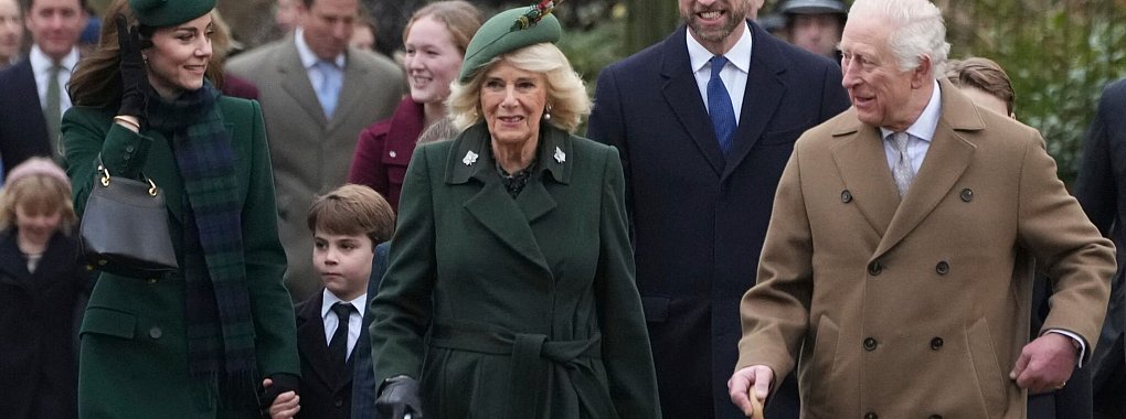 Vor einem Jahr wurden die Klinikaufenthalte von König Charles (r) und Herzogin Kate (l) bekanntgegeben. (Archivbild) - © Jon Super/AP/dpa