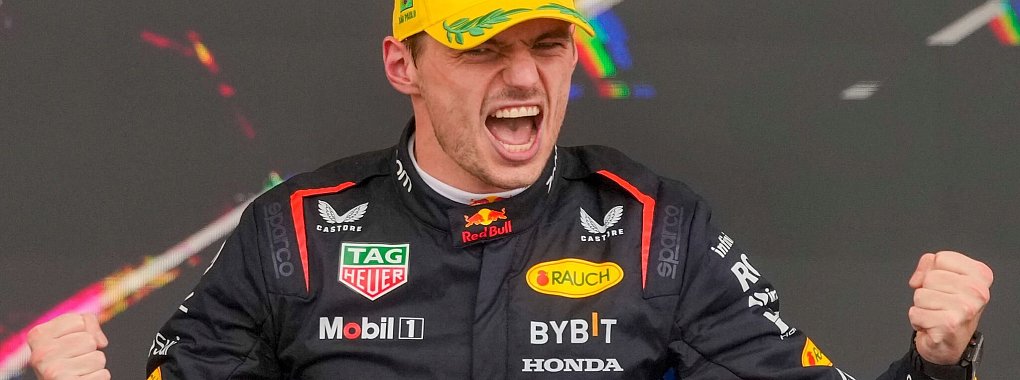 Pure Freude und auch große Genugtuung bei Max Verstappen - © Andre Penner/AP/dpa