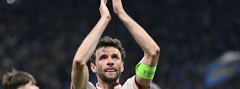 Thomas Müller nach seinem womöglich letzten Spiel in der Champions League. - © Sven Hoppe/dpa