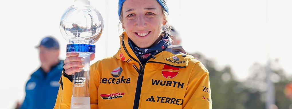 Franziska Preuß gewinnt den Gesamtweltcup. - © Terje Pedersen/NTB/dpa