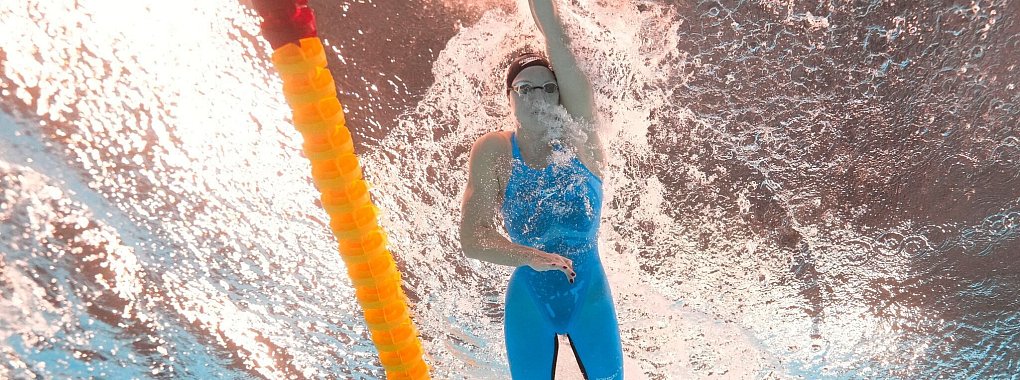 Isabel Gose holte &uuml;ber 1500 Meter Freistil WM-Bronze. - &copy; Lee Jin-man/AP/dpa