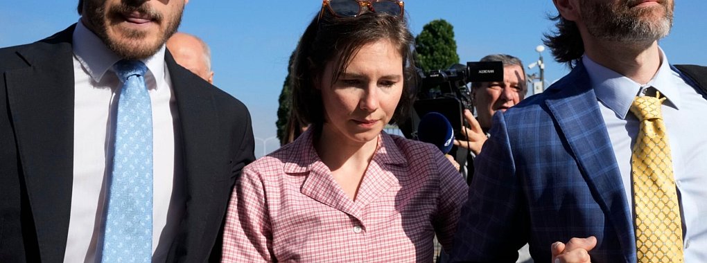 Als «Engel mit den Eisaugen» machte Amanda Knox Schlagzeilen rund um die Welt. Nach ihrem Freispruch vom Mordvorwurf will sie auch die Aufhebung eines Urteils wegen Verleumdung erreichen. (Foto: Archiv) - © Antonio Calanni/AP