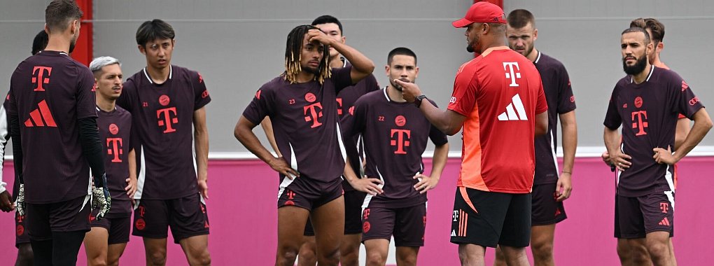Vincent Kompany leitete am Mittwoch sein erstes Bayern-Training - &copy; Sven Hoppe/dpa