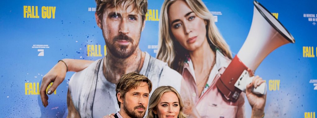Ryan Gosling und Emily Blunt bei der Premiere des Films &laquo;The Fall Guy&raquo;. - &copy; Christoph Soeder/dpa
