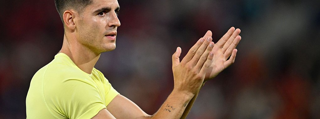 Spaniens Kapit&auml;n &Aacute;lvaro Morata spielt auch in der n&auml;chsten Saison bei Atl&eacute;tico Madrid - &copy; Marius Becker/dpa