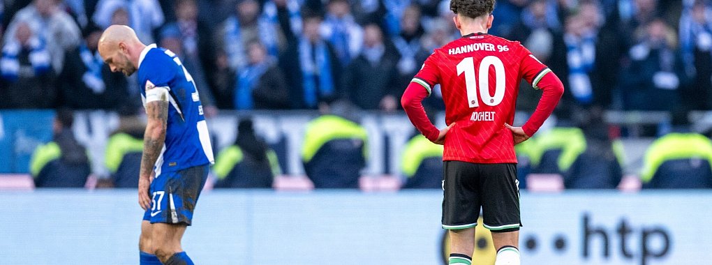 Mit dem 0:0 dürften weder Hannover 96 noch Hertha BSC zufrieden in die Winterpause gehen. - © David Inderlied/dpa
