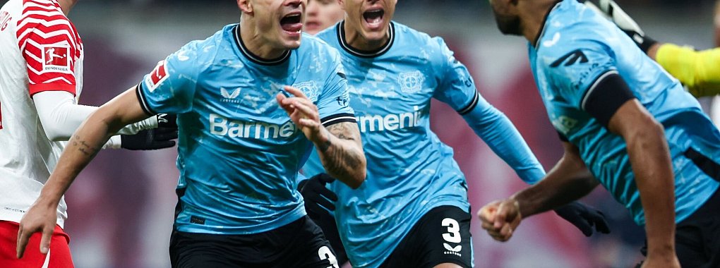 Leverkusen holte sich nach R&uuml;ckstand in Leipzig noch die drei Punkte. - &copy; Jan Woitas/dpa