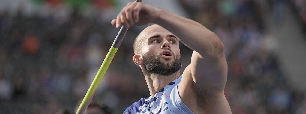 Speerwerfer Julian Weber gewinnt beim Anhalt-Meeting. Nicht alle Athleten sind so gut in Form. - &copy; Michael Kappeler/dpa