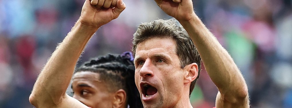 Hat jetzt 500 Bundesligaspiele absolviert: Thomas Müller - © Daniel Löb/dpa