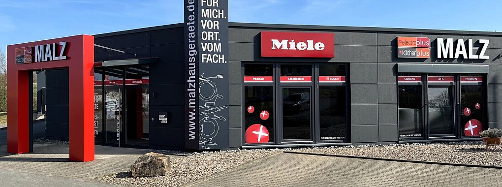 Modernes neues Domizil: Die Malz Hausgeräte Service GmbH begrüßt ihre Kundinnen und Kunden ab Mai am Charles-Lindbergh-Ring in Detmold. Am 2. und 3. Mai wird die Neueröffnung groß gefeiert. - © Andreas Barnekow