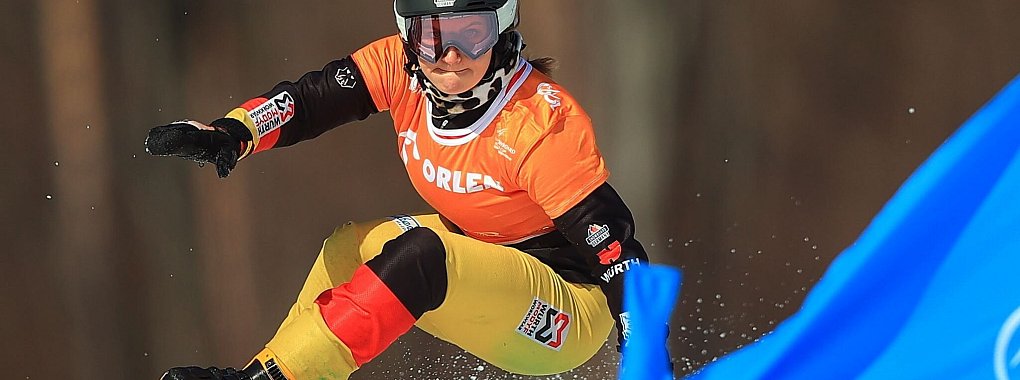 Wegen der Absage des Weltcup-Finales ist Snowboarderin Ramona Hofmeister vorzeitig Gesamtweltcupsiegerin. - &copy; Lukasz Gagulski/PAP/dpa