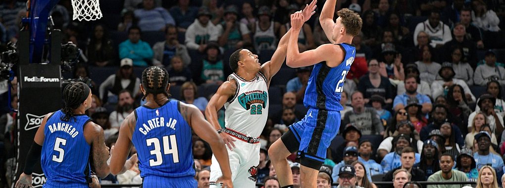 23 Punkte von Basketball-Weltmeister Moritz Wagner reichten den Orlando Magic nicht zum dritten NBA-Sieg in dieser Saison. - © Brandon Dill/AP/dpa