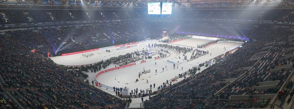 Die Biathlon World Team Challenge wird wieder auf Schalke ausgetragen. - &copy; Friso Gentsch/dpa