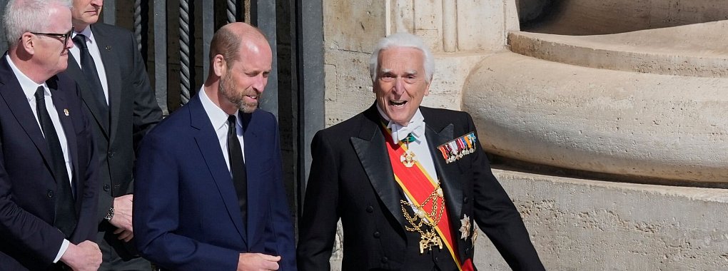 William kommt ohne Kate. - © Gregorio Borgia/AP/dpa