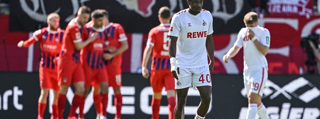 F&uuml;r den FC hat es nicht zum Klassenerhalt gereicht. Im Hintergrund bejubeln die Heidenheimer eine &uuml;berzeugende Premierensaison. - &copy; Harry Langer/dpa