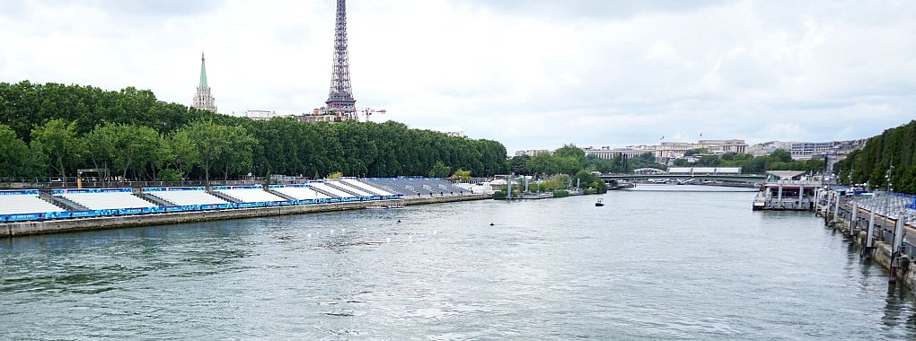 Wegen zu schlechter Wasserqualit&auml;t wurde das Triathlon-Training bei Olympia abgesagt. - &copy; Michael Kappeler/dpa