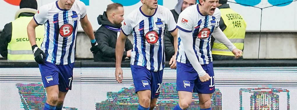 Heute geht es f&uuml;r die Hertha im Pokal-Viertelfinale gegen den 1. FC Kaiserslautern. - &copy; Uwe Anspach/dpa