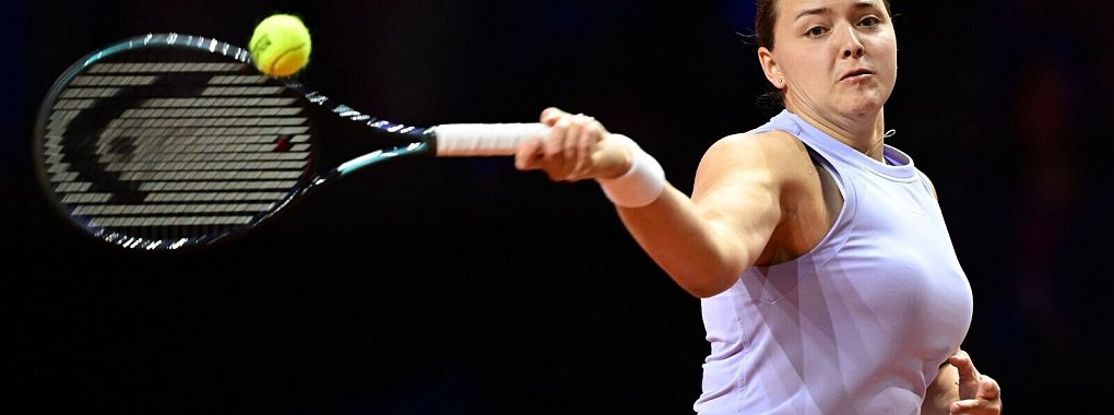 Jule Niemeier hatte sich zum Auftakt im deutschen Duell mit Laura Siegemund durchgesetzt. - © Bernd Weißbrod/dpa