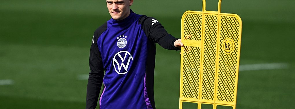 Die neu formierte offensive Mittelfeldreihe mit Florian Wirtz soll sich zum Trumpf f&uuml;r die Heim-EM entwickeln. - &copy; Arne Dedert/dpa