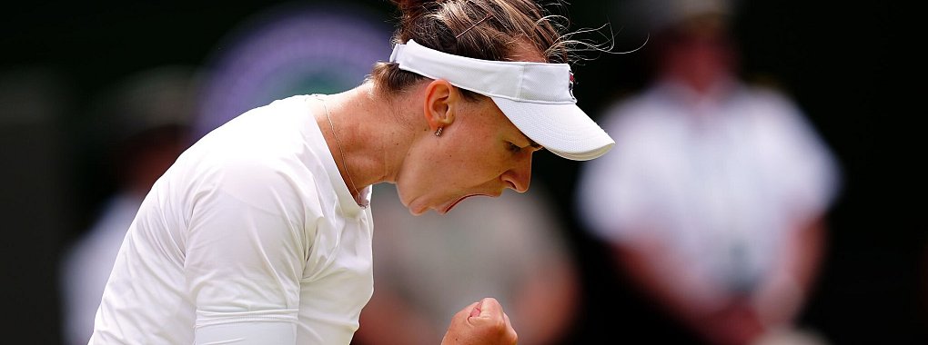 Barbora Krejcikova ist die neue K&ouml;nigin vom Wimbledon. - &copy; Mike Egerton/PA Wire/dpa