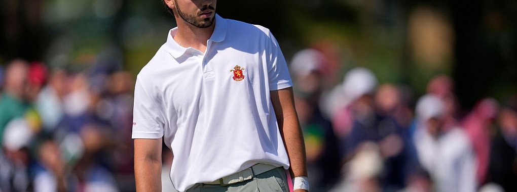 Der Spanier José Luis Ballester fiel beim Golf-Masters auf ungewöhnliche Weise auf. - © George Walker IV/AP/dpa