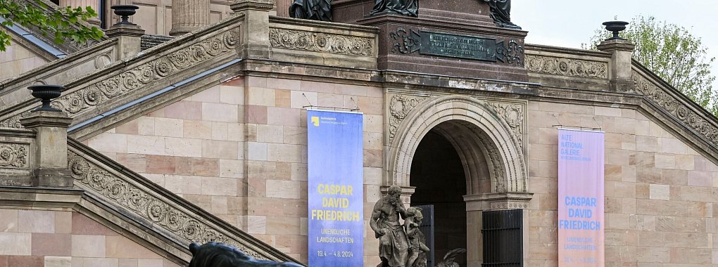 In der Alten Nationalgalerie in Berlin geht es um Caspar David Friedrich und die Natur. - &copy; Jens Kalaene/dpa