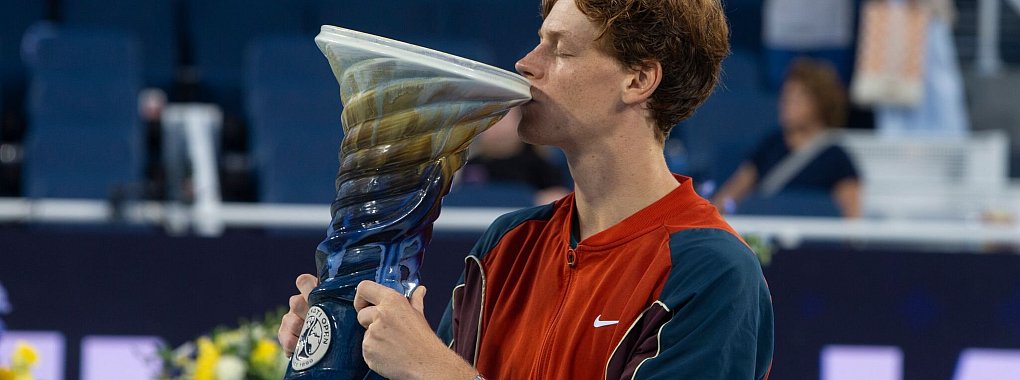 Jannik Sinner gewinnt sein f&uuml;nftes Turnier in diesem Jahr. - &copy; Wally Nell/ZUMA Press Wire/dpa