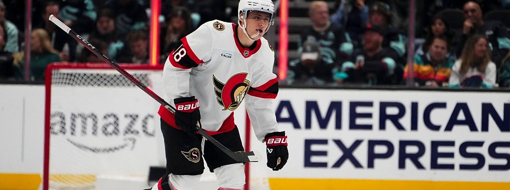 Zwei Torbeteiligungen von Tim Stützle reichten nicht für einen Sieg der Ottawa Senators gegen die Montreal Canadiens. - © Lindsey Wasson/AP/dpa
