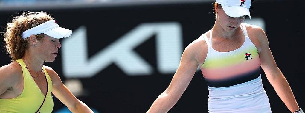 Laura Siegemund (l) und Barbora Krejcikova sind bei den Australian Open ausgeschieden. - &copy; Frank Molter/dpa