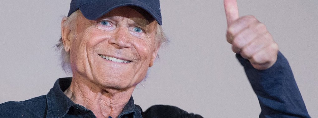 Er hei&szlig;t Mario Girotti, als Terence Hill wurde er ber&uuml;hmt. - &copy; Sebastian Kahnert/dpa-Zentralbild/dpa