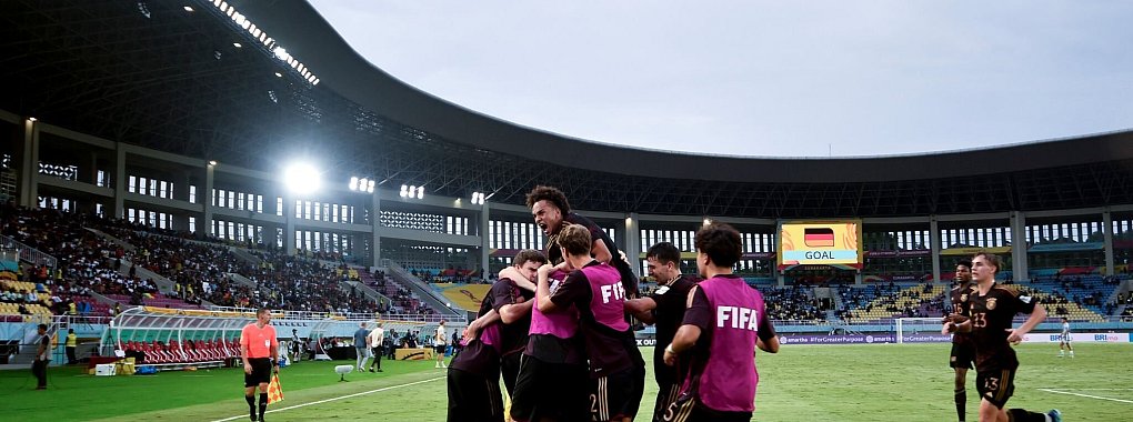 Die deutsche U17 spielt in Indonesien um den WM-Titel. - &copy; Agung Kuncahya B./XinHua/dpa