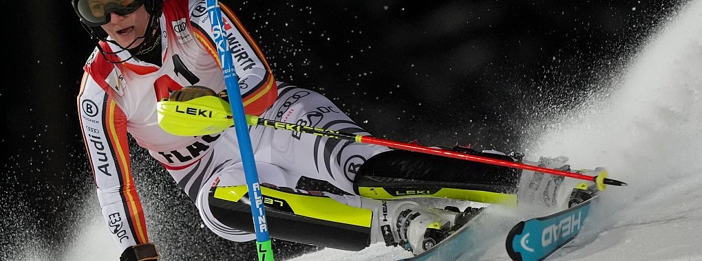 Lena Dürr ist seit mehreren Jahren die konstanteste deutsche Slalom-Fahrerin im Weltcup. - © Giovanni Auletta/AP/dpa