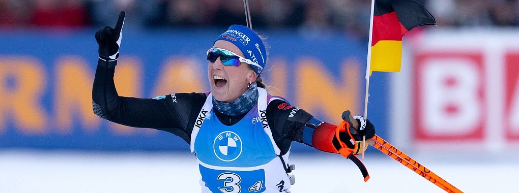 Franziska Preuß ist die größte deutsche Medaillen-Hoffnung bei der WM. - © Sven Hoppe/dpa