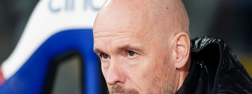 Liegt mit Manchester United in England nur auf dem zwölften Platz: Trainer Erik ten Hag. - © Zac Goodwin/PA Wire/dpa