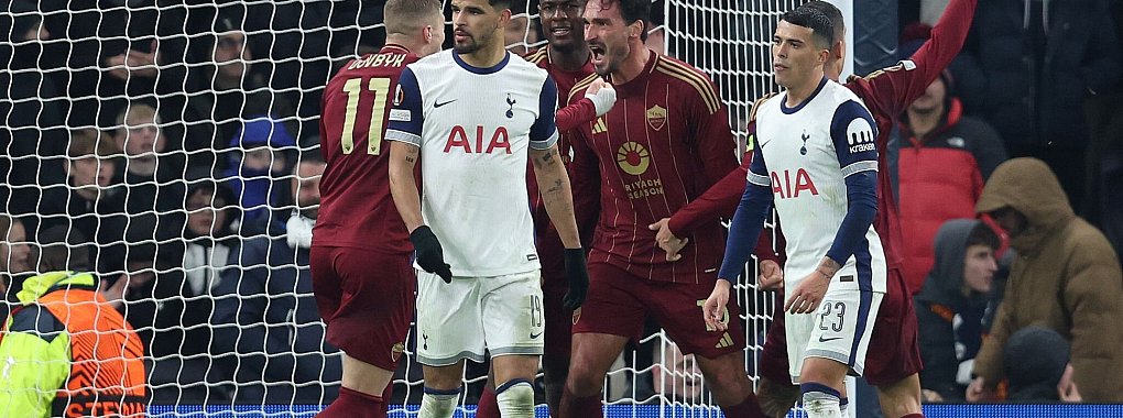 Jubelt über den späten Ausgleichstreffer für die AS Rom: Mats Hummels - © Paul Terry/CSM via ZUMA Press Wire/dpa