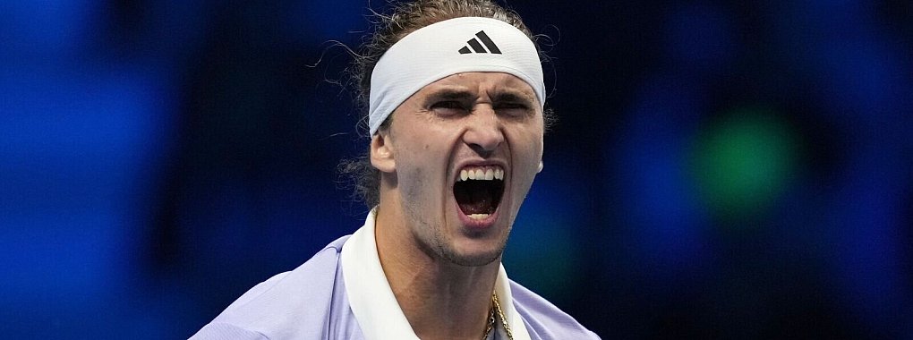 Sein Auftaktmatch in Turin gewann Alexander Zverev souverän gegen Andrej Rubljow - nun will er gegen Casper Ruud nachlegen. - © Antonio Calanni/AP