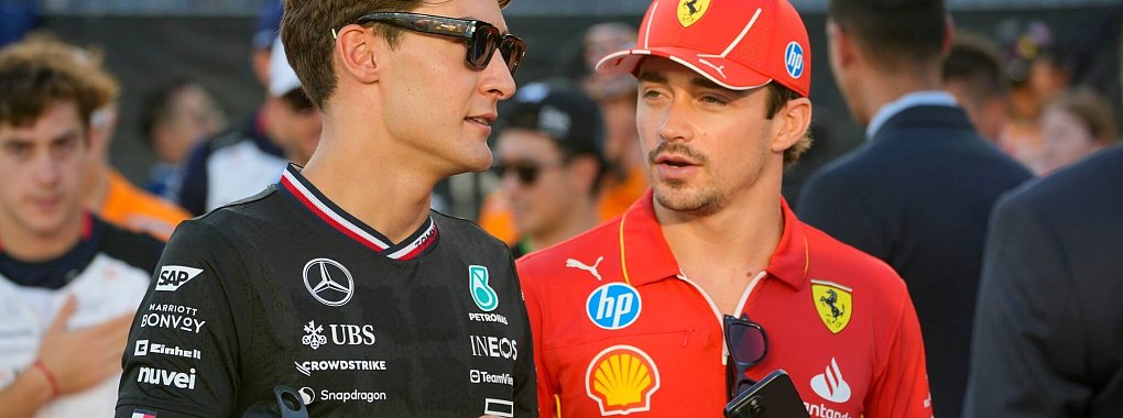 George Russell, Charles Leclerc und die anderen Formel-1-Piloten wehren sich gegen das Vorgehen des Weltverbandes FIA. - © Vincent Thian/AP/dpa
